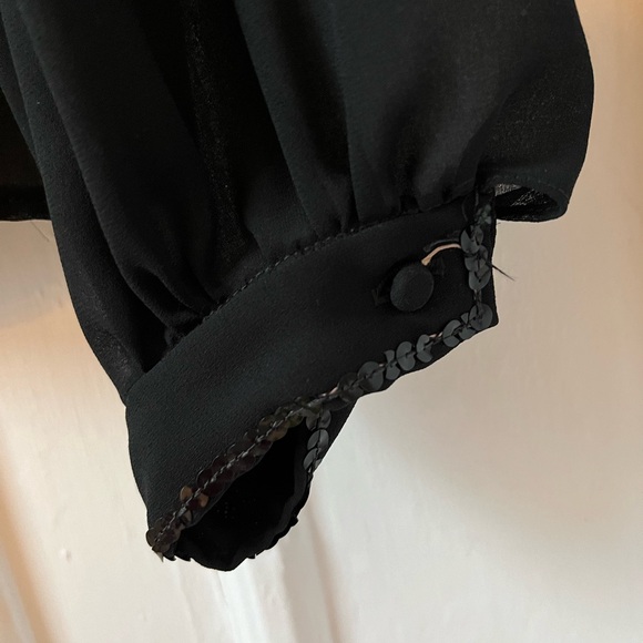 Vintage black blouse - Picture 3 of 4